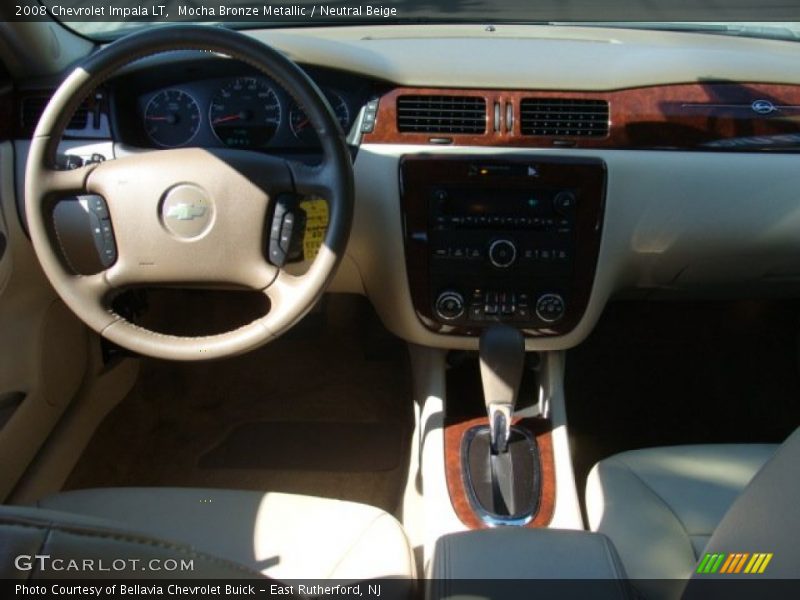 Mocha Bronze Metallic / Neutral Beige 2008 Chevrolet Impala LT