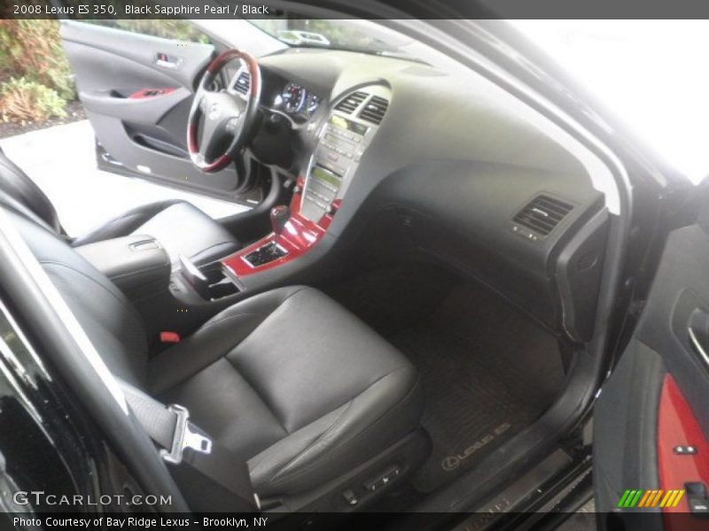 Black Sapphire Pearl / Black 2008 Lexus ES 350