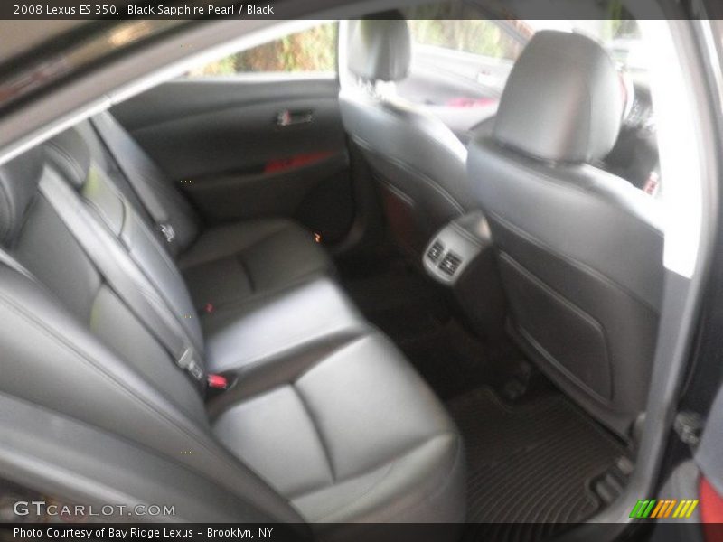 Black Sapphire Pearl / Black 2008 Lexus ES 350
