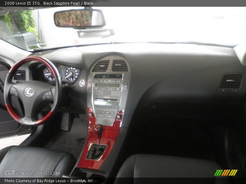 Black Sapphire Pearl / Black 2008 Lexus ES 350