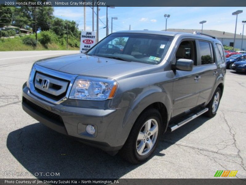 Nimbus Gray Metallic / Gray 2009 Honda Pilot EX 4WD