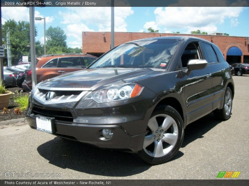 Grigio Metallic / Ebony 2009 Acura RDX SH-AWD