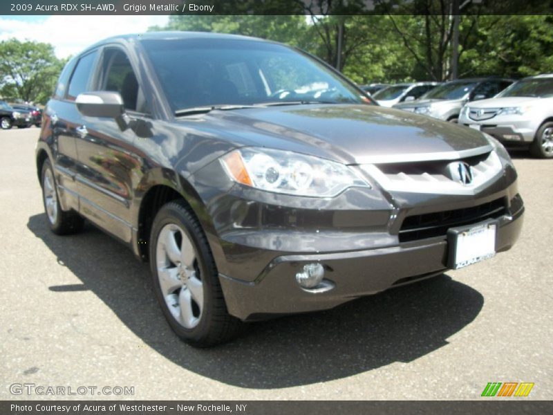 Grigio Metallic / Ebony 2009 Acura RDX SH-AWD