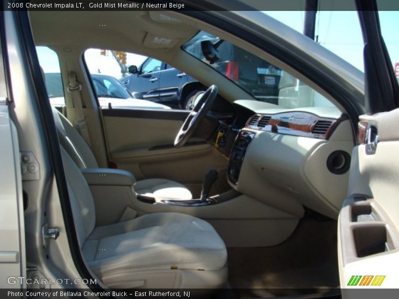 Gold Mist Metallic / Neutral Beige 2008 Chevrolet Impala LT
