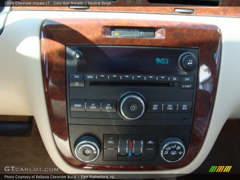 Gold Mist Metallic / Neutral Beige 2008 Chevrolet Impala LT