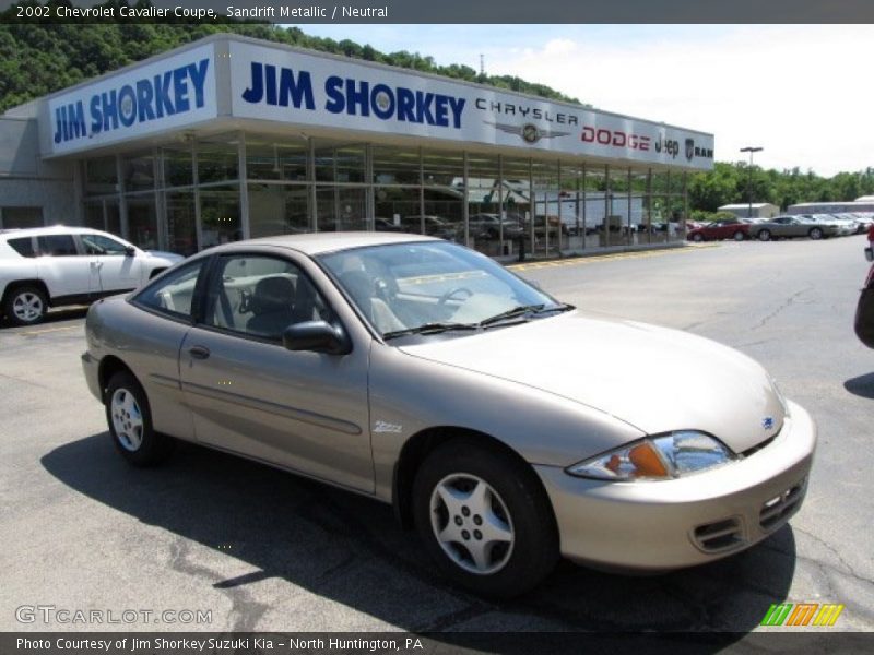 Sandrift Metallic / Neutral 2002 Chevrolet Cavalier Coupe