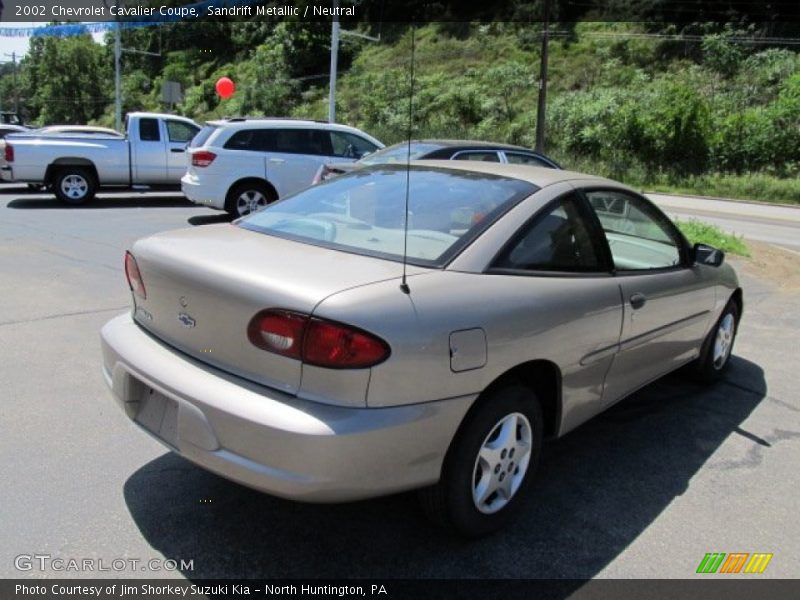 Sandrift Metallic / Neutral 2002 Chevrolet Cavalier Coupe