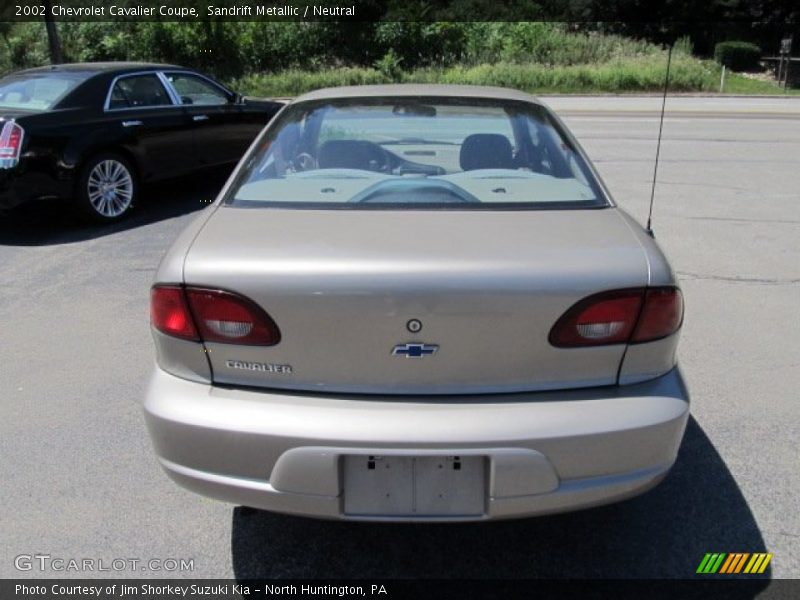 Sandrift Metallic / Neutral 2002 Chevrolet Cavalier Coupe