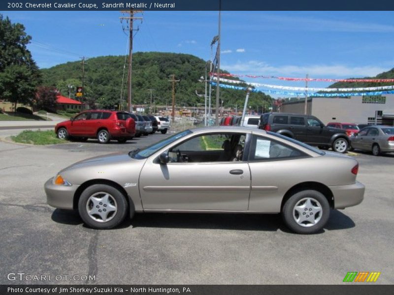 Sandrift Metallic / Neutral 2002 Chevrolet Cavalier Coupe