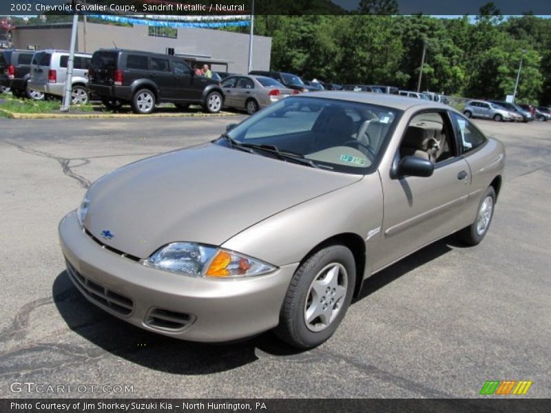 Sandrift Metallic / Neutral 2002 Chevrolet Cavalier Coupe