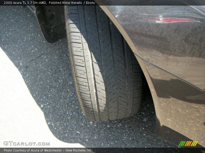 Polished Metal Metallic / Ebony 2009 Acura TL 3.7 SH-AWD