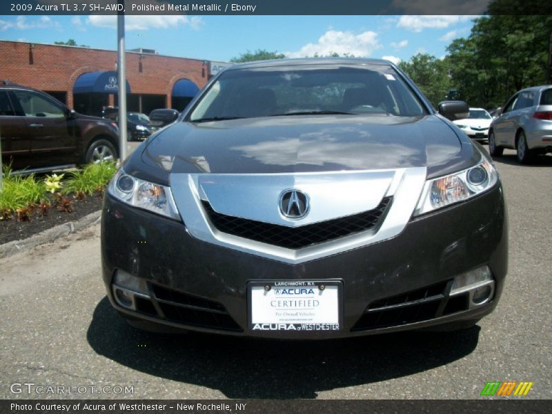 Polished Metal Metallic / Ebony 2009 Acura TL 3.7 SH-AWD