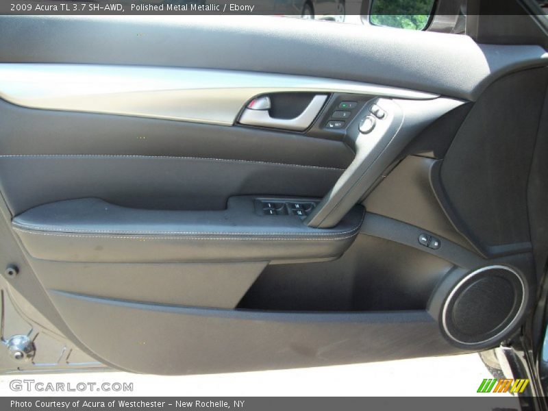 Polished Metal Metallic / Ebony 2009 Acura TL 3.7 SH-AWD