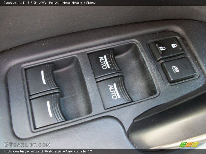 Polished Metal Metallic / Ebony 2009 Acura TL 3.7 SH-AWD