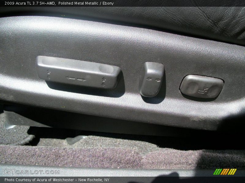 Polished Metal Metallic / Ebony 2009 Acura TL 3.7 SH-AWD