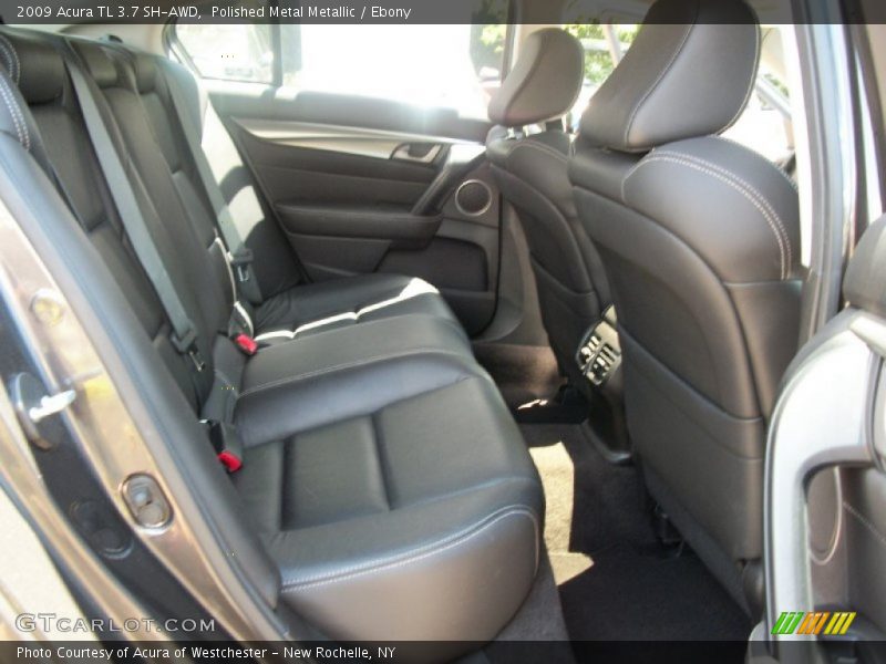 Polished Metal Metallic / Ebony 2009 Acura TL 3.7 SH-AWD