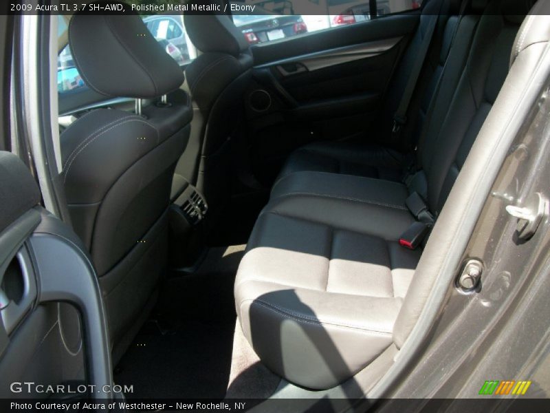 Polished Metal Metallic / Ebony 2009 Acura TL 3.7 SH-AWD