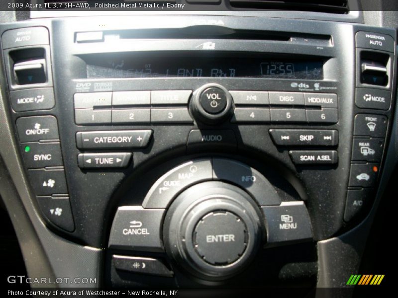 Polished Metal Metallic / Ebony 2009 Acura TL 3.7 SH-AWD