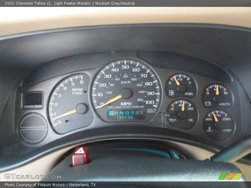  2002 Tahoe LS LS Gauges