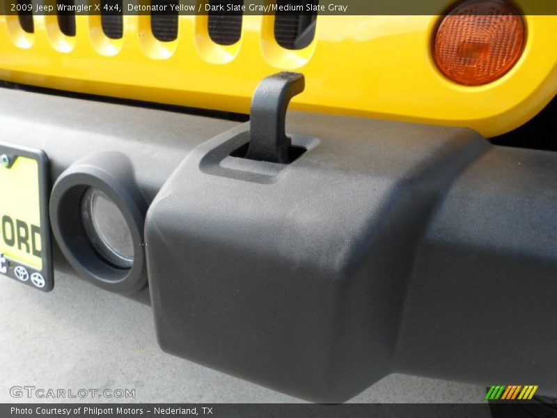 Detonator Yellow / Dark Slate Gray/Medium Slate Gray 2009 Jeep Wrangler X 4x4