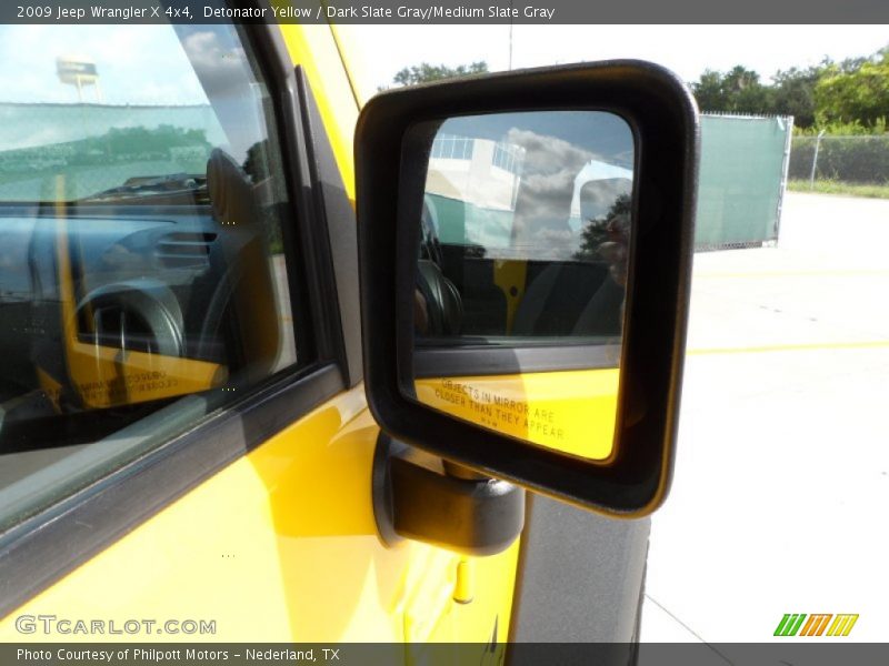 Detonator Yellow / Dark Slate Gray/Medium Slate Gray 2009 Jeep Wrangler X 4x4