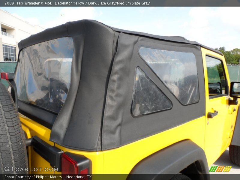 Detonator Yellow / Dark Slate Gray/Medium Slate Gray 2009 Jeep Wrangler X 4x4