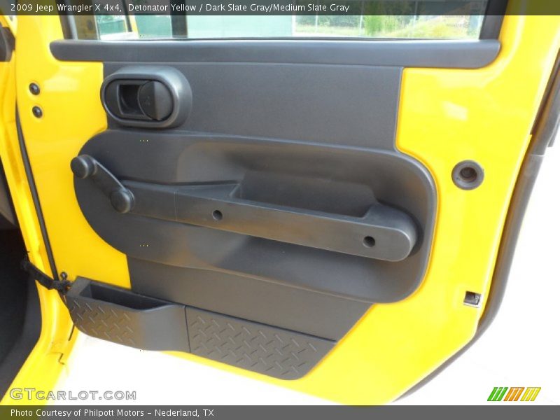 Detonator Yellow / Dark Slate Gray/Medium Slate Gray 2009 Jeep Wrangler X 4x4
