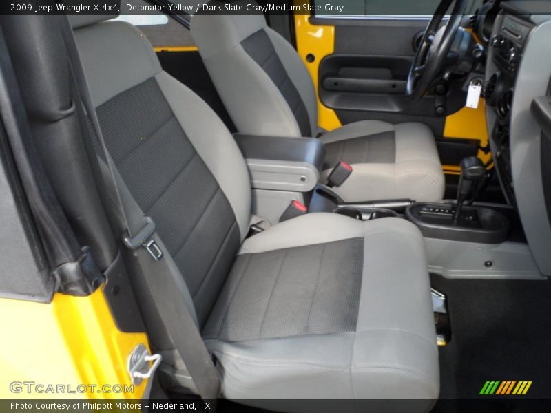 Detonator Yellow / Dark Slate Gray/Medium Slate Gray 2009 Jeep Wrangler X 4x4