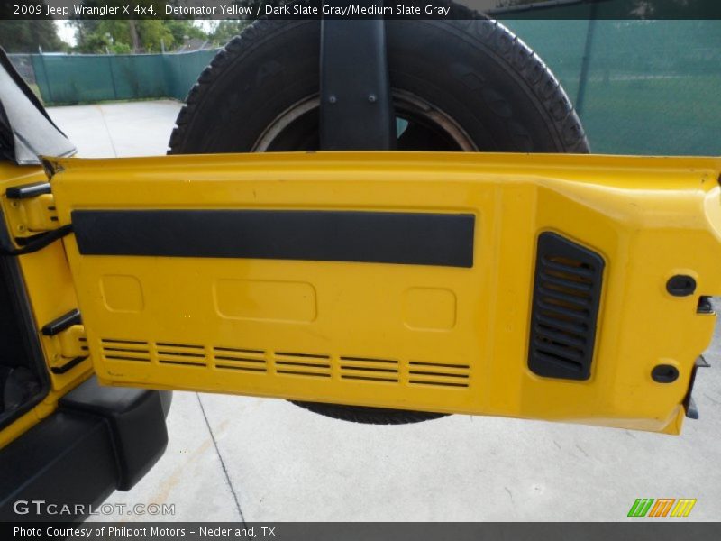 Detonator Yellow / Dark Slate Gray/Medium Slate Gray 2009 Jeep Wrangler X 4x4