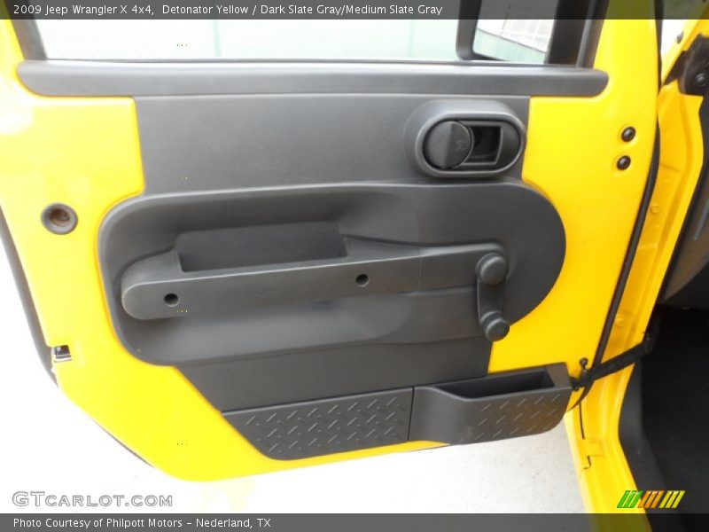 Detonator Yellow / Dark Slate Gray/Medium Slate Gray 2009 Jeep Wrangler X 4x4