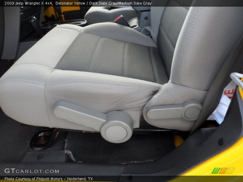 Detonator Yellow / Dark Slate Gray/Medium Slate Gray 2009 Jeep Wrangler X 4x4