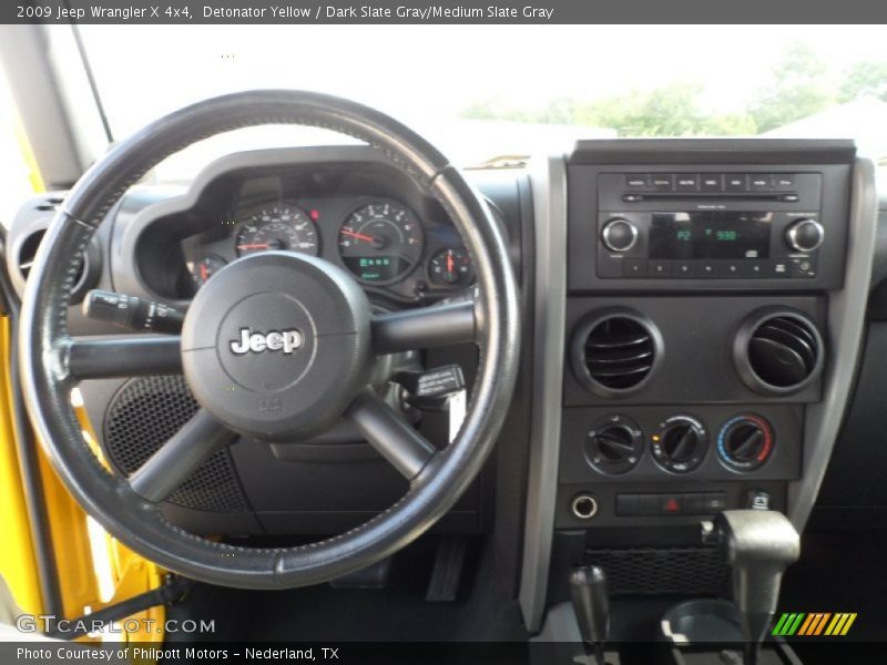 Detonator Yellow / Dark Slate Gray/Medium Slate Gray 2009 Jeep Wrangler X 4x4