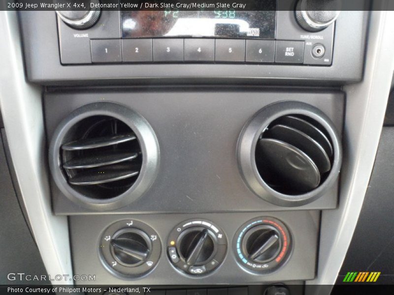 Detonator Yellow / Dark Slate Gray/Medium Slate Gray 2009 Jeep Wrangler X 4x4