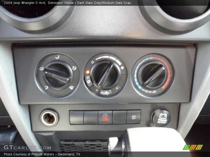 Detonator Yellow / Dark Slate Gray/Medium Slate Gray 2009 Jeep Wrangler X 4x4