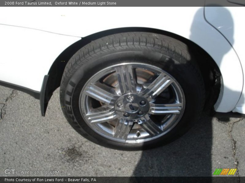 Oxford White / Medium Light Stone 2008 Ford Taurus Limited