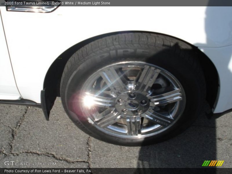 Oxford White / Medium Light Stone 2008 Ford Taurus Limited