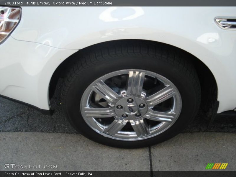 Oxford White / Medium Light Stone 2008 Ford Taurus Limited