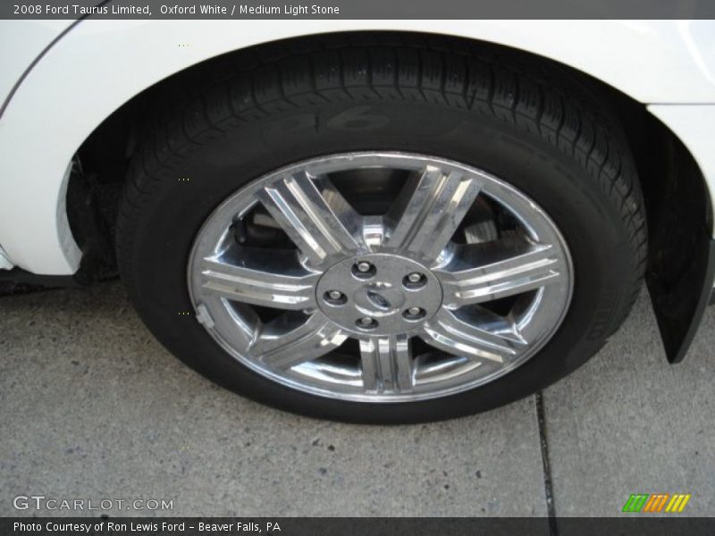 Oxford White / Medium Light Stone 2008 Ford Taurus Limited