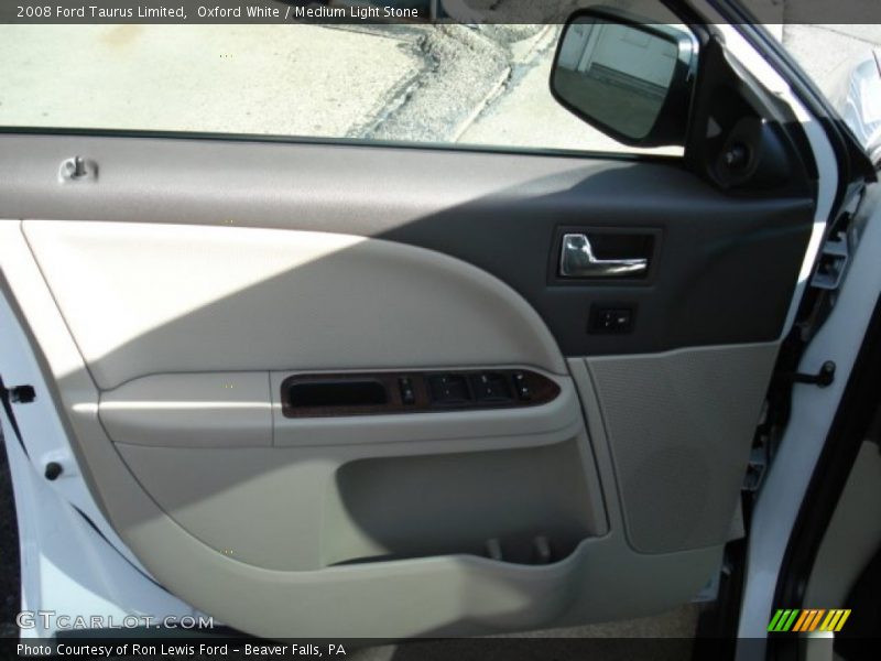 Oxford White / Medium Light Stone 2008 Ford Taurus Limited