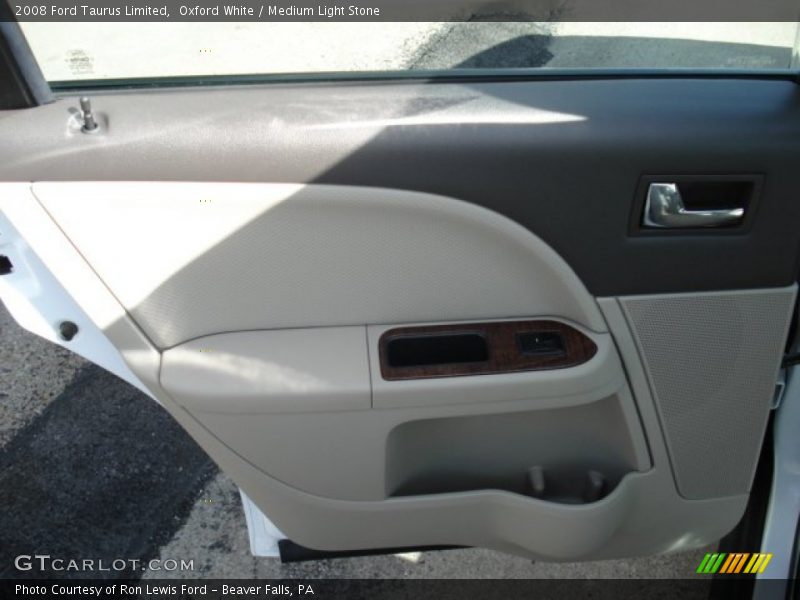 Oxford White / Medium Light Stone 2008 Ford Taurus Limited