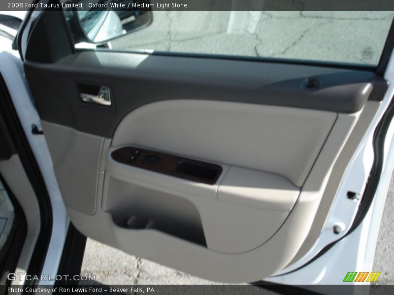 Oxford White / Medium Light Stone 2008 Ford Taurus Limited