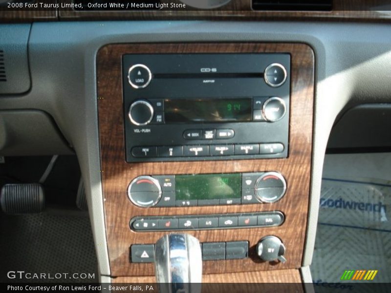 Oxford White / Medium Light Stone 2008 Ford Taurus Limited