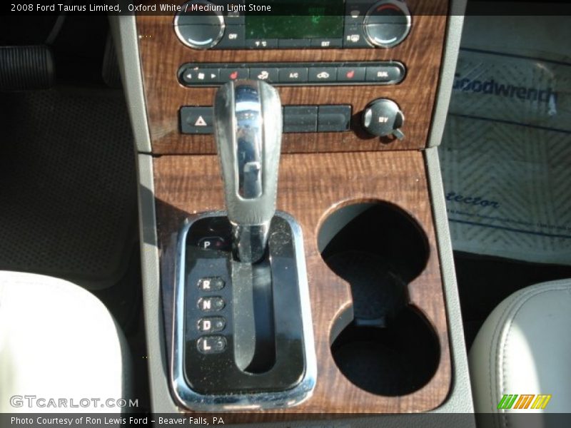 Oxford White / Medium Light Stone 2008 Ford Taurus Limited