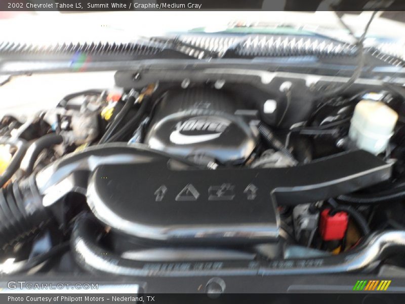 Summit White / Graphite/Medium Gray 2002 Chevrolet Tahoe LS