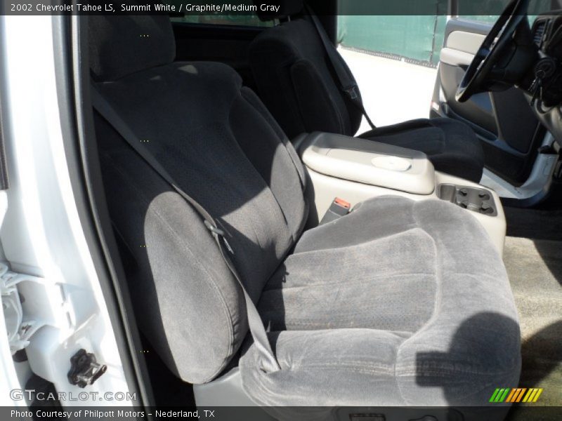 Summit White / Graphite/Medium Gray 2002 Chevrolet Tahoe LS