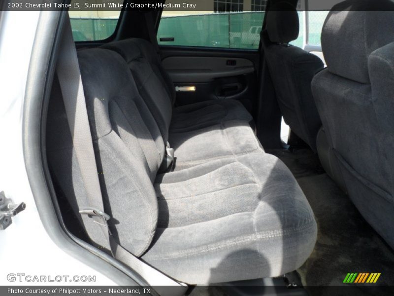 Summit White / Graphite/Medium Gray 2002 Chevrolet Tahoe LS