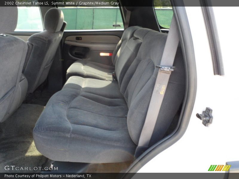 Summit White / Graphite/Medium Gray 2002 Chevrolet Tahoe LS