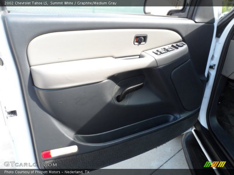 Summit White / Graphite/Medium Gray 2002 Chevrolet Tahoe LS