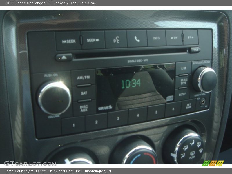 TorRed / Dark Slate Gray 2010 Dodge Challenger SE
