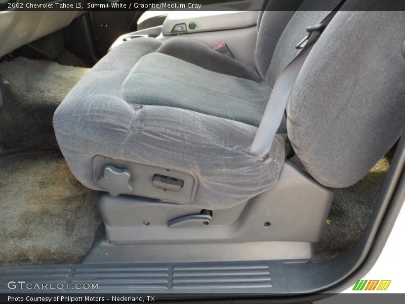 Summit White / Graphite/Medium Gray 2002 Chevrolet Tahoe LS